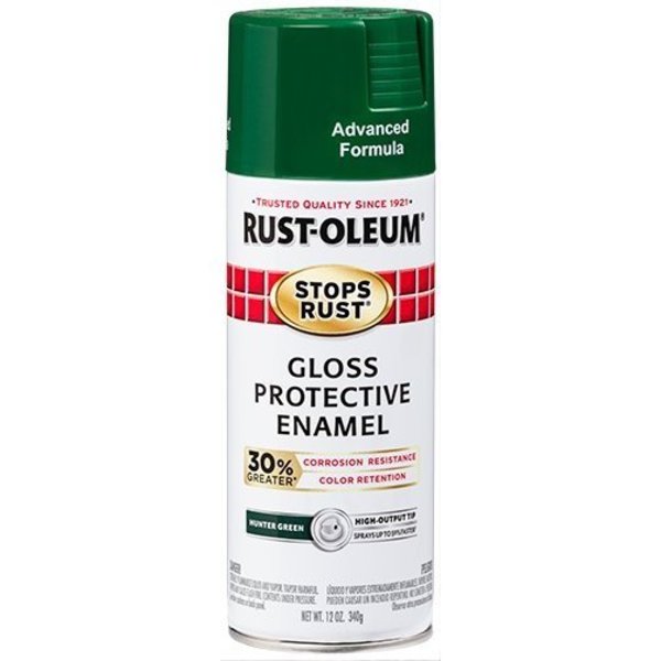 Rust-Oleum Hunter Green, Gloss, 12 oz 345391